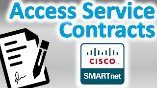 How to Add Cisco Service Contract Access to Your Ciscocom Account  Smart Net Access [upl. by Lorraine157]