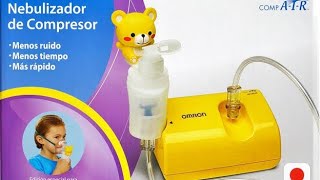 TUTORIAL Cómo usar el NEBULIZADOR paso a paso  OMRON NEC801KD [upl. by Tiff331]