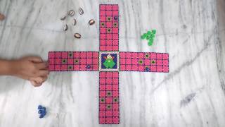 How to Play Pachis in Telugu Mahabharatam Pachis [upl. by Sitelc]