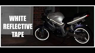 How to Install Reflective Tape  Motorcycle Wheels [upl. by Alvie]