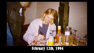 Kurt Cobain 1994 January to April picture timeline [upl. by Kcired]