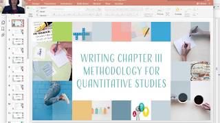 Methodology Writing Chapter III of a Quantitative Thesis Proposal [upl. by Nob]