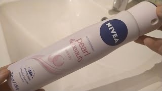 Easy to Use Deodorant With Nice Smell  NIVEA Pearl amp Beauty Deodorant Spray Review [upl. by Amron550]