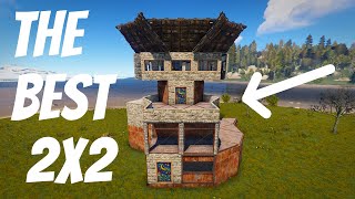 RUST  The BEST 2x2 Rust Base Design 2020  Rust Base Building [upl. by Etnemelc]