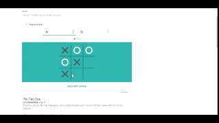 HOW I BEAT GOOGLES TicTacToe IMPOSSIBLE LEVEL [upl. by Naenej]