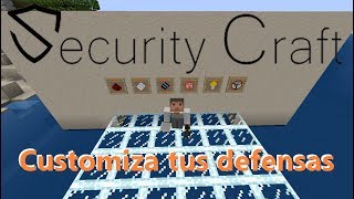 SECURITYCRAFT 1122  MODULOS  MINECRAFT MOD [upl. by Kancler]