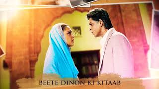 Zindagi Leke Aayi Hai Beete Dinon Ki Kitaab Shahrukh khan sad WhatsApp status [upl. by Toblat]