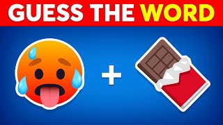 Guess the WORD by Emojis 🤔 Emoji Quiz [upl. by Navac]