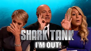 Top 3 Times The Sharks Said quotIm Outquot  Shark Tank US  Shark Tank Global [upl. by Alick]