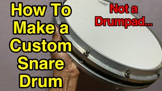 TOP SECRET Build A Custom Snare Drum TODAY [upl. by Quartana]