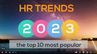 The HR Trends that will characterize 2023 [upl. by Radford]