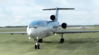 YakService Flight 9633  Crash Animation [upl. by Ydac]