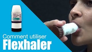 Comment utiliser Flexhaler in French [upl. by Artema]