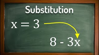 Algebra Substitution  GCSE Maths [upl. by Llezom]