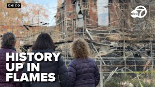 Chico community reeling after early morning blaze destroys historic Bidwell Mansion [upl. by Sileray]