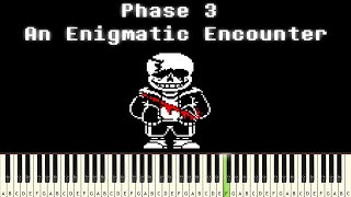 Undertale  Last Breath An Enigmatic Encounter  PIANO TUTORIAL [upl. by Bilac]