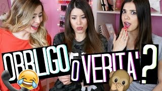 OBBLIGO O VERITÀ  PRIMO BACIO 💏 E SCHERZI TELEFONICI 📞😂  Adriana Spink ft Vanessa e Ilaria [upl. by Orozco]