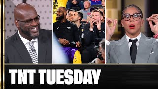 TNT Tuesday Reacts to LeBron amp the Lakers BIG First Half 🔥  NBA on TNT [upl. by Burman]