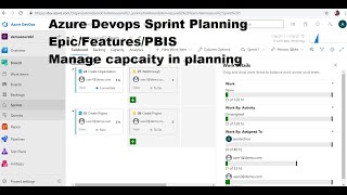 Azure Devops  Sprint Planning  EpicsFeaturesPBI [upl. by Eadmund]