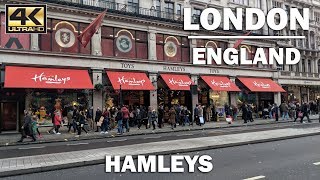 HAMLEYS TOY STORE Virtual Walk London England Store Tour [upl. by Llehsam759]