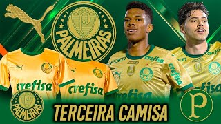 ⚽️ PALMEIRAS LANÇA TERCEIRA CAMISA DOURADA [upl. by Elonore]