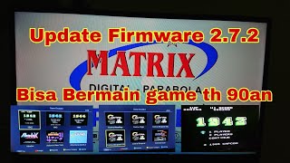 Update STB Matrix Apple HD Merah  Bisa Bermain Game di STB Matrix [upl. by Treboh]