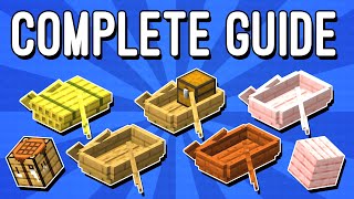 Minecraft  How to Build a Boat in Minecraft Tutorial  EASY SMALL [upl. by Aniuqahs]