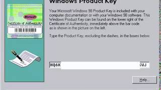 Windows 98 Product Key For Free [upl. by Halda]