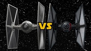 TIE Fighter Comparison Galactic Empire vs First Order vs FO Special Forces [upl. by Donaugh2]