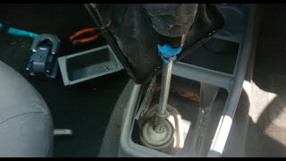 Citi Golf MK1 Gear knob re tightening and ball lubrication [upl. by Bathilda]