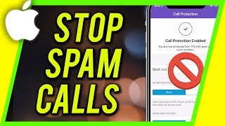 How to STOP SPAM Calls on iPhone [upl. by Nelyaw]