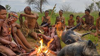 Why Do Hadzabe Hunters Carry Pots In The Wild  See What Happens  African Village Life [upl. by Tay]