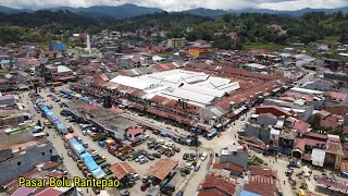 DRONE PASAR BOLU RANTEPAO PASAR KERBAU TERBESAR [upl. by Ecinereb957]