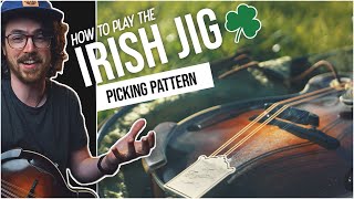 Irish Jig Picking Pattern  Mandolin Lesson [upl. by Harret]