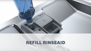 Bosch Dishwashe  How to refill Rinse Aid [upl. by Catt]