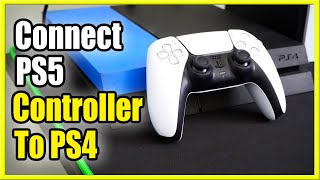 How to Connect PS5 Controller to PS4 with almost NO INPUT LAG Easy Method [upl. by Miarfe196]