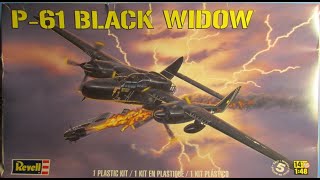 P61 Black Widow 148 Scale Revell 857546 Model Kit Build amp Review [upl. by Arrol682]