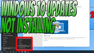 How To FIX Windows 10 Updates Pending and Not Installing Tutorial [upl. by Ekez]