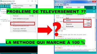 TELEVERSEMENT CODE ARDUINO COMMENT RESOUDRE LE PROBLEME [upl. by Eivad179]