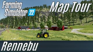 FS22 Map Tour Rennebu [upl. by Lyrrehs]