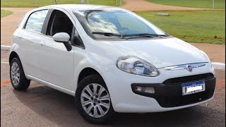 Fiat Punto Attractive 2015 14 8V  Vale a pena  Test Drive [upl. by Aneehsyt]