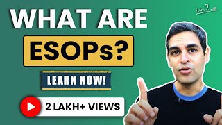 ESOP  Employee Stock Option Plan EXPLAINED in Hindi  Ankur Warikoo Startups  Startup Video [upl. by Lledualc]