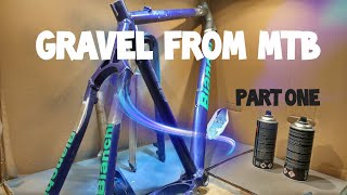 mtb to gravel bike conversion [upl. by Iridis]