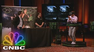 Robert Gets To Test Out Virtual Reality On Shark Tank  CNBC Prime [upl. by Acinorahs201]