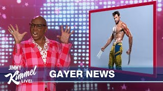 Guest Host RuPaul on DNC Trump’s Vision for America Very Demure TikToker Jools Lebron amp Gayer News [upl. by Nonah]