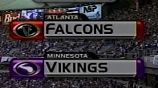 1998 NFC Championship Falcons vs Vikings Highlights Fox Intro One of the Greatest Title Game Ever [upl. by Bashemeth269]