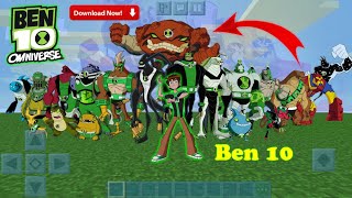 How to Download Ben 10 Omniverse Addon in Minecraft Pocket Edition [upl. by Odama]