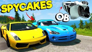 Police Chases with Spycakes amp OB are a MISTAKE  BeamNG Multiplayer Mod [upl. by Hultin]