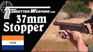 Stopper 37mm A Simple South African Riot Control Gun [upl. by Erika]