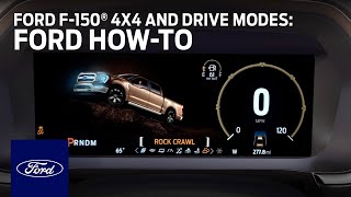 Ford F150® 4x4 and Drive Modes  Ford HowTo  Ford [upl. by Chapin]